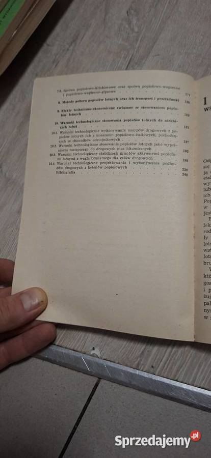 1 wydanie Popioły lotne w budownictwie drogowym Antyki, Sztuka, Kolekcje Łęczyca