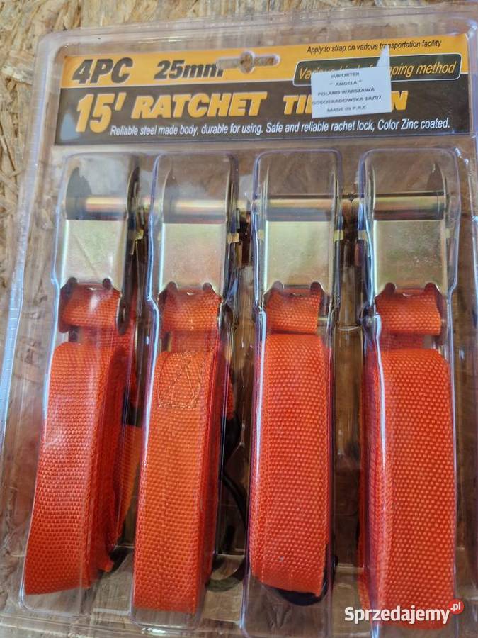 Pasy mocujące bagaż z napinaczem 700 4 Pasy narzędziowe