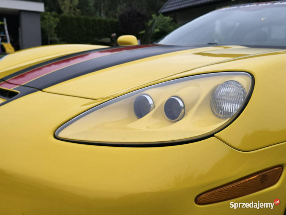 Chevrolet Corvette C6 Z06 70 V8 LS7 513 żółty Skępe