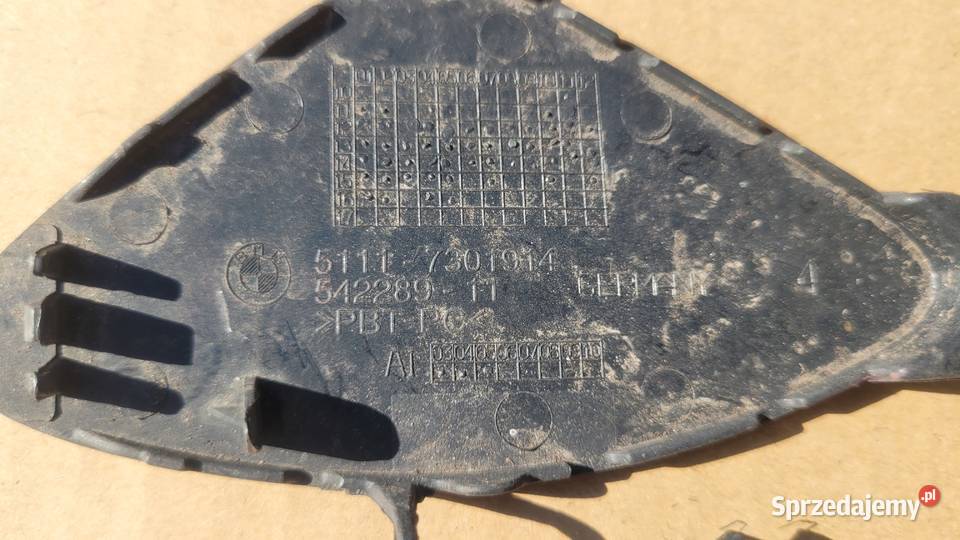 BMW F30 F31 ZAŚLEPKA HAKA ZDERZAK PRZÓD osobowe Pozostałe Ruda Śląska sprzedam