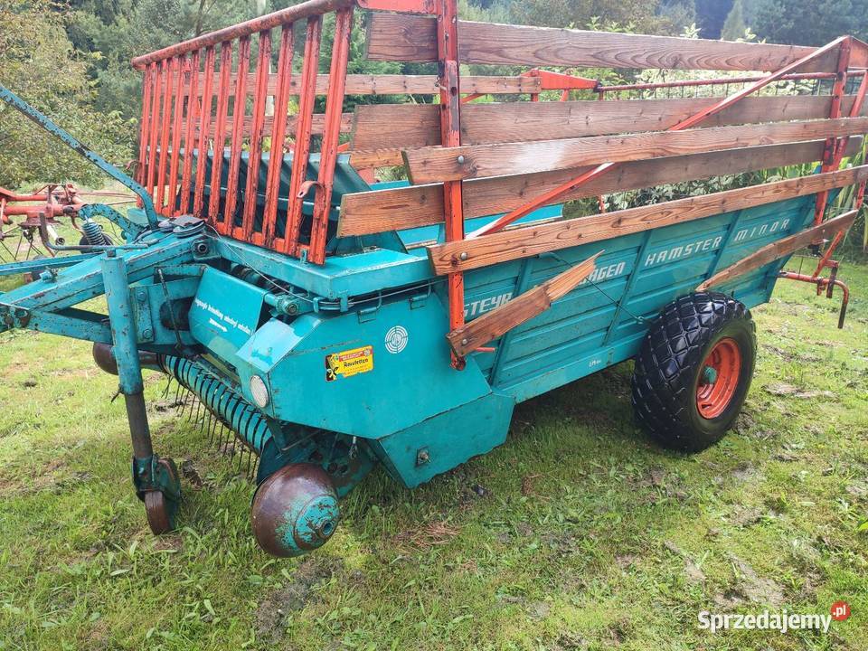 Przyczepa samozbierająca samozbierajace zbierak Limanowa sprzedam