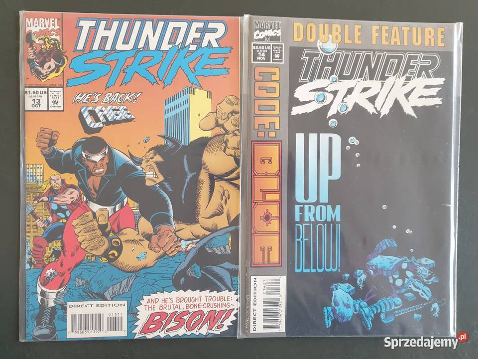 Thunder Strike 11 komiksów Marvel USA Gdynia
