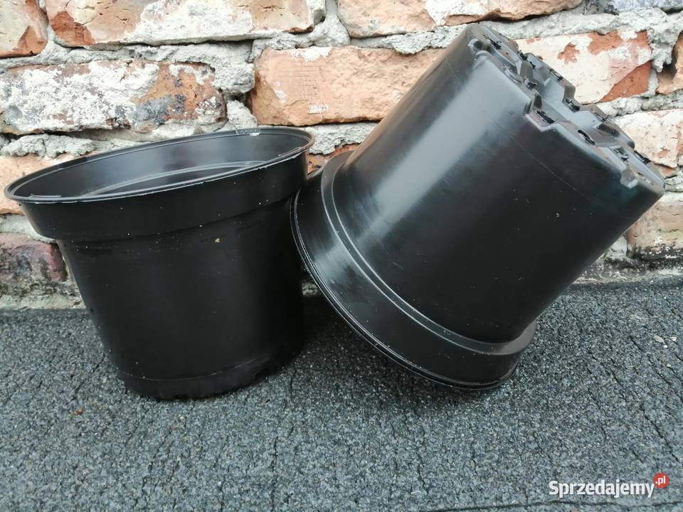 Doniczki 5 litrów NOWE śr 23 5L okrągłe Siewierz