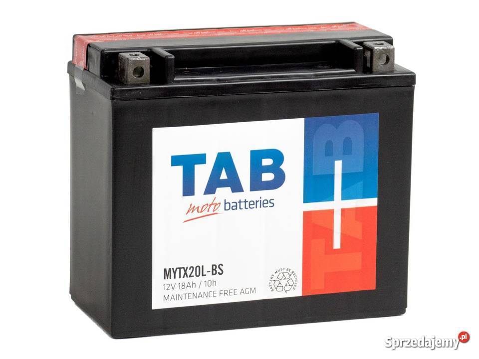 Akumulator motocyklowy TAB YTX20LBS MYTX20LBS Toruń