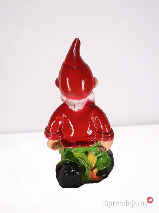 Figura Dekoracja Krasnal z Taczką Architektura ogrodowa Szczecin