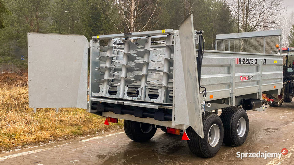 Rozrzutnik TANDEM 6 T CYNKOMET Rozrzutniki obornika Olesno sprzedam