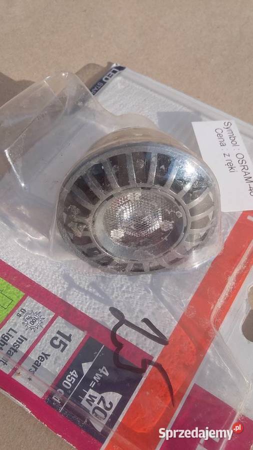 Żarówka LED OSRAM 12V 4W 827 GU53 LED STAR MR16 mazowieckie Warszawa