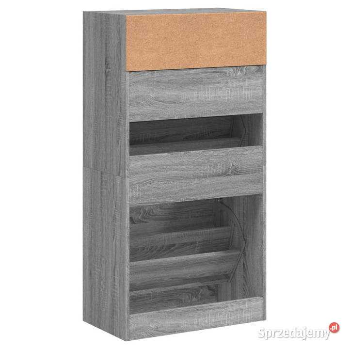 Szafka na buty szary dąb sonoma 60x34x116 Warszawa