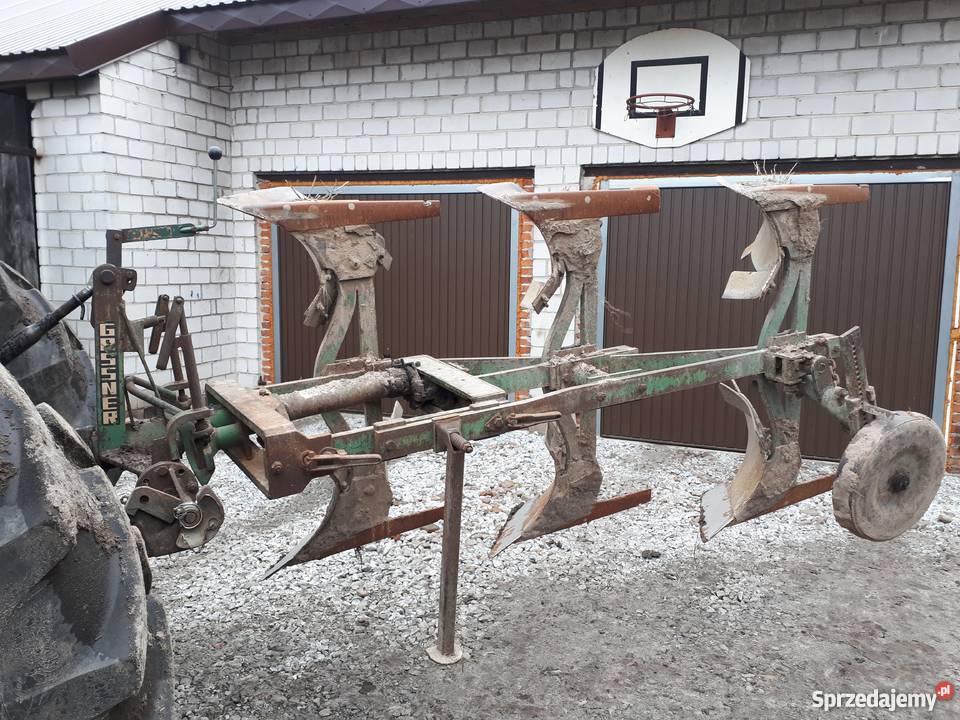 Pług gassner 3skibowy obrotowy stan idealny Pługi Ołobok