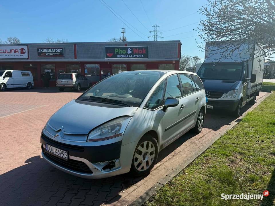 Citron c4 grand picasso 18 benzyna uszkodzony Poznań