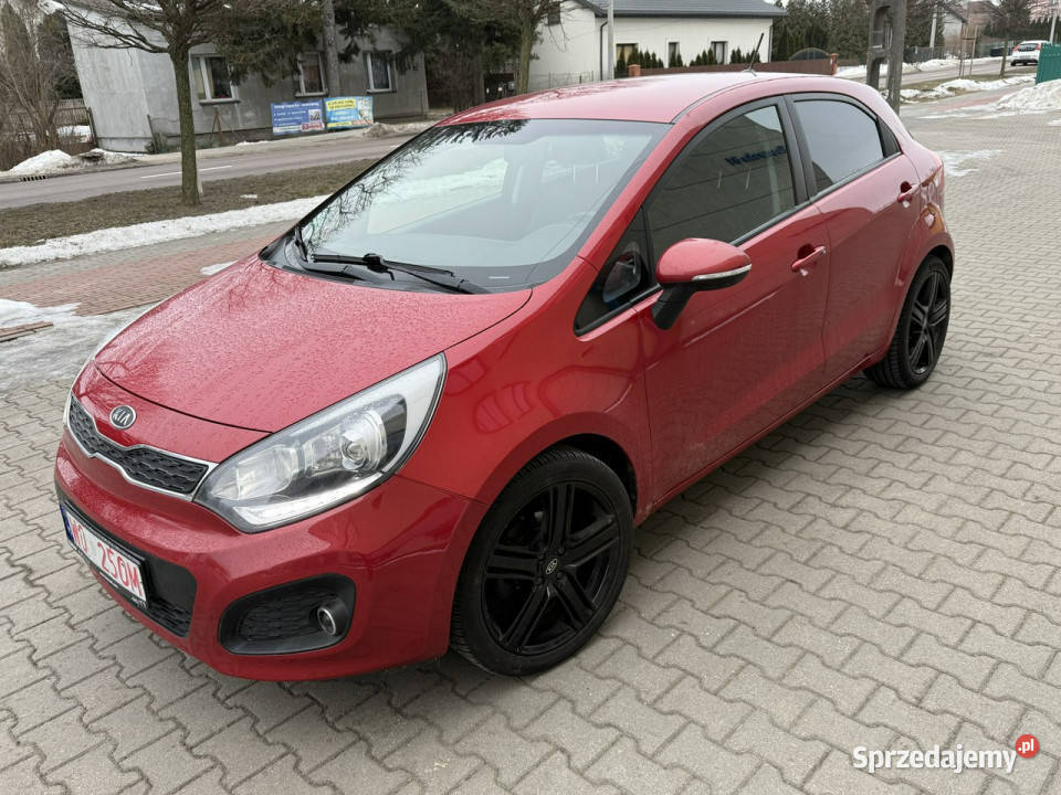 Kia Rio Kia Rio 12B 2012r Nawigacja LED bordowy