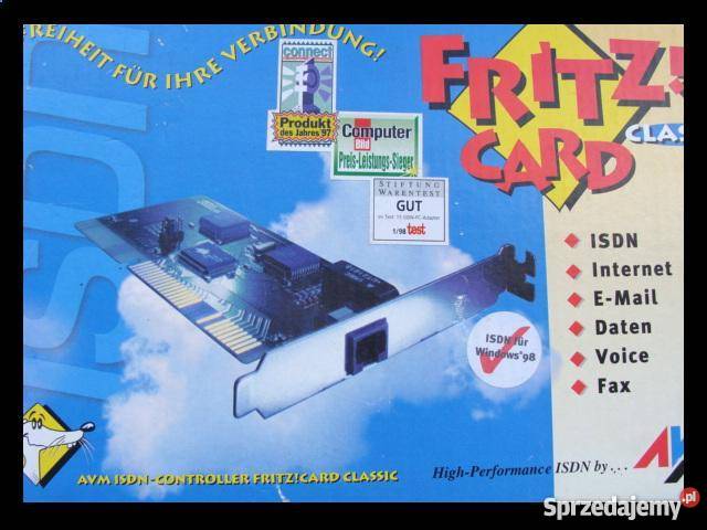 Modem ISDN Fritz Card Classic Żary sprzedam