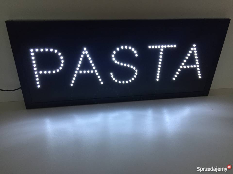 PASTA reklama LED mocne diody NOWA zewnętrzna Gastronomia Pomiechówek sprzedam