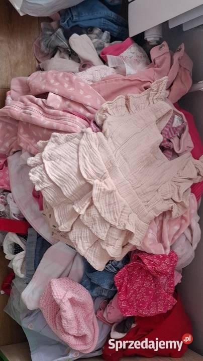 Duża paka ubranek dziewczynki kujawsko-pomorskie Osięciny