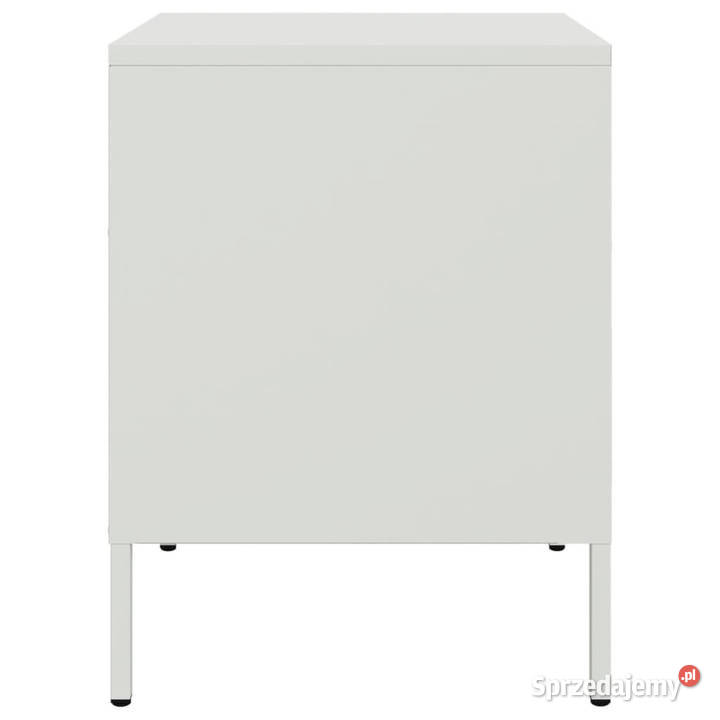 Szafki nocne 2 białe 36x39x505 stal WM842933 mazowieckie Warszawa