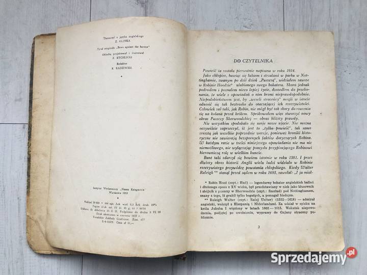 Książka Robin Hood G Trease Nasza Księgarnia Łódź