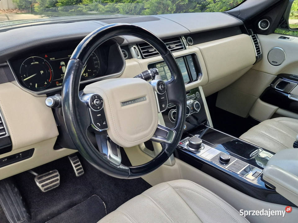 Land Rover Range Rover 44d V8 Autobiography Full łopatki zmiany biegów Strobice