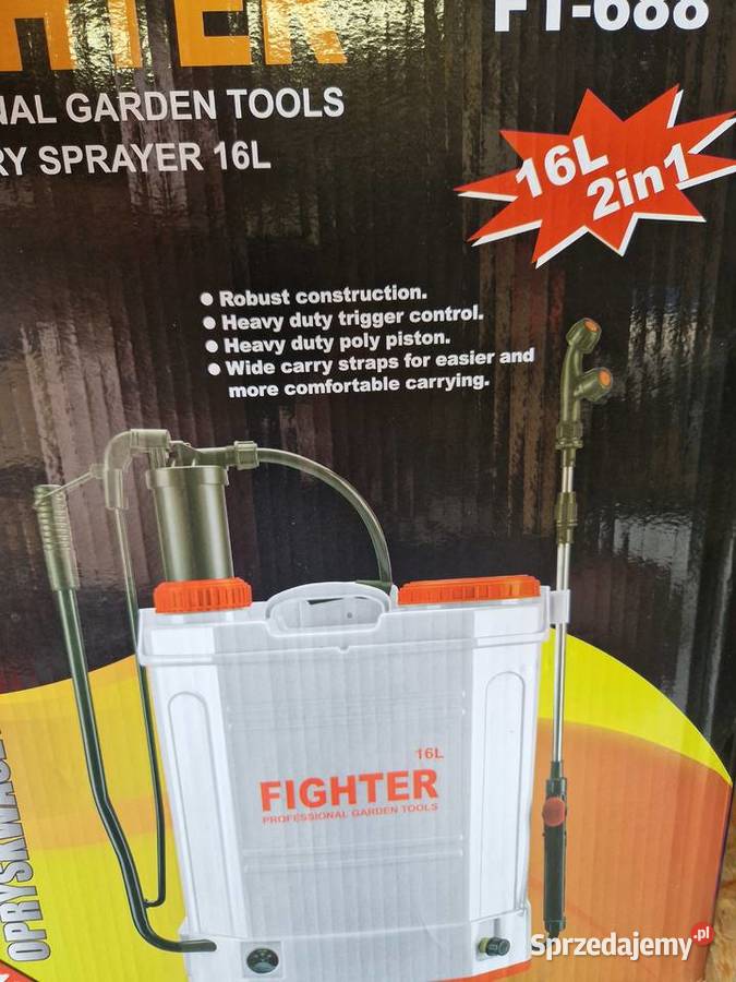 OPRYSKIWACZ AKUMULATOROWY PLECAKOWY CIŚNIENIOWY nieuszkodzony Pozostałe wielkopolskie