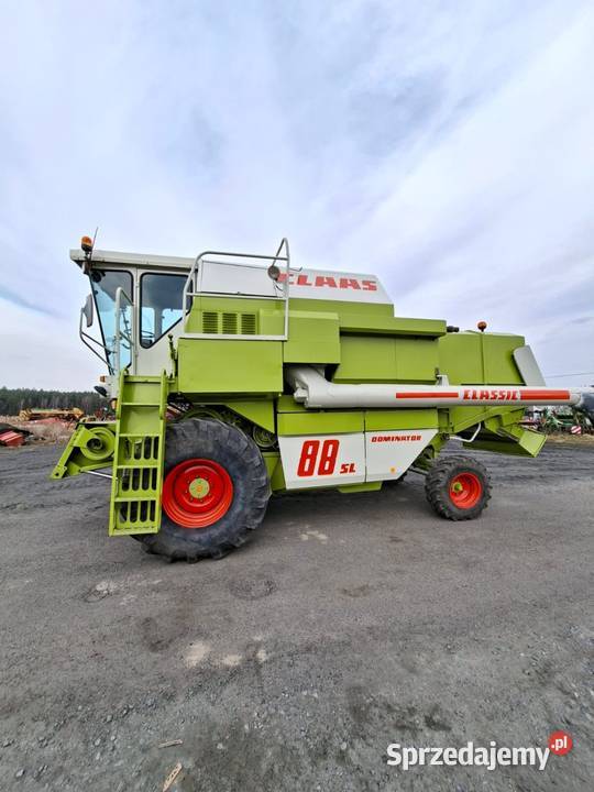 Kombajn zbożowy Claas Dominator 88s heder 39 m wielkopolskie Łobżenica