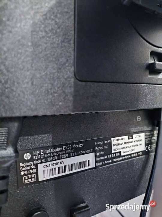 Monitor 23 HP EliteDisplay E232 Full HD IPS HDMI Złocieniec