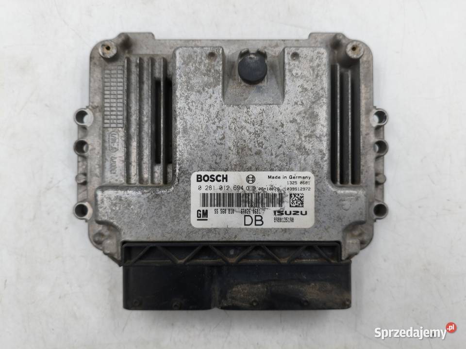 Sterownik Silnika Opel Astra H 17 CDTI 55560810 osobowe Układ elektryczny, zapłon Wyszków