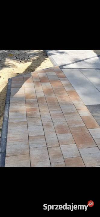 Zimowa przecena kostki brukowej Modern 6 karmel łódzkie Sieradz