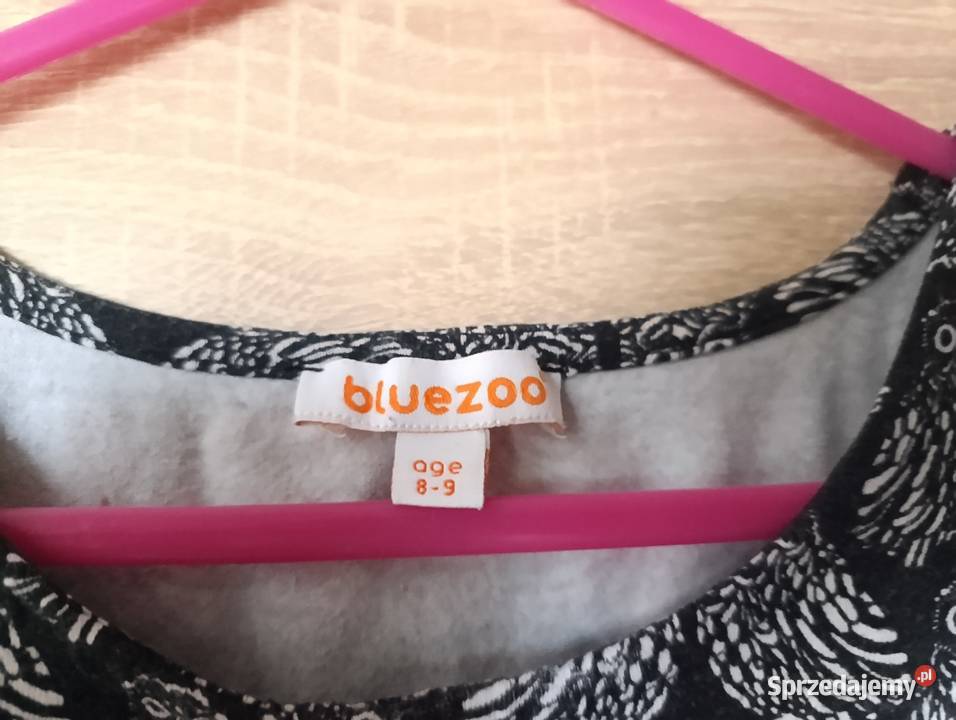 Sukienka czarna w sowy Bluezoo 134