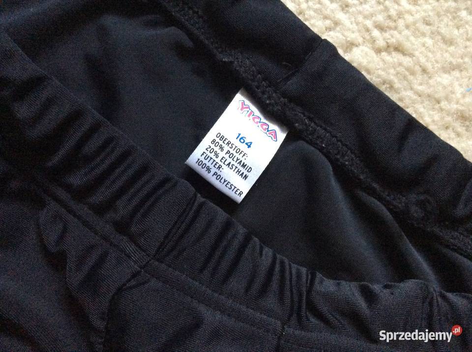 Czarne kąpielówki bokserki szorty na basen Rozmiar 164 śląskie Chorzów