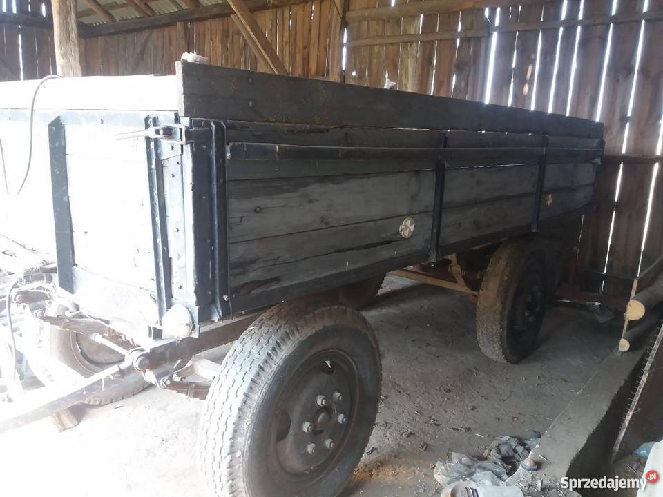 Przyczepa D44a zarejestrowana Maszyny rolnicze