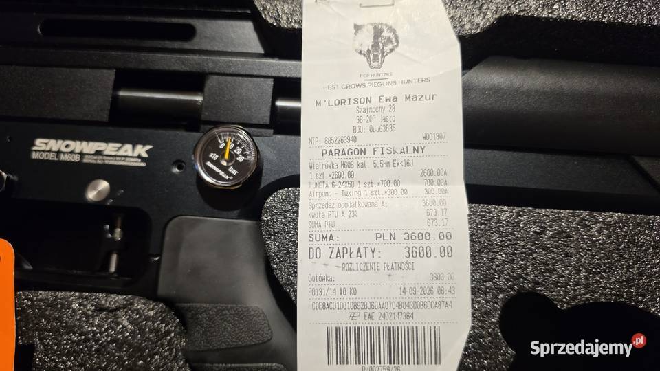 Snowpeak M60B Plus dodatkowy Magazynej i Kartusz Katowice