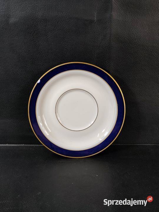 Talerzyk Porcelanowy Eschenbach Echt Kobalt łódzkie Poddębice