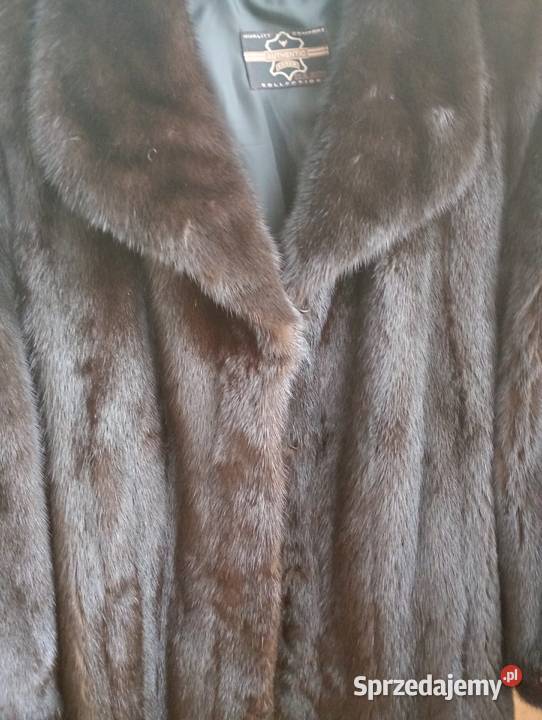 Futro z norek czarne Janów Lubelski