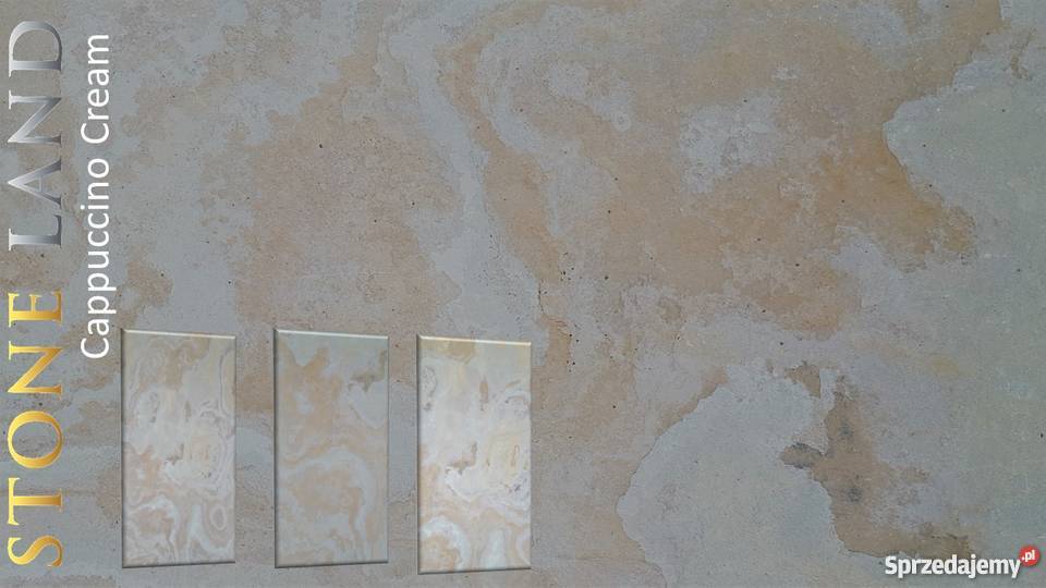 Cappuccino Cream jasna tapeta z kamienia Wrocław