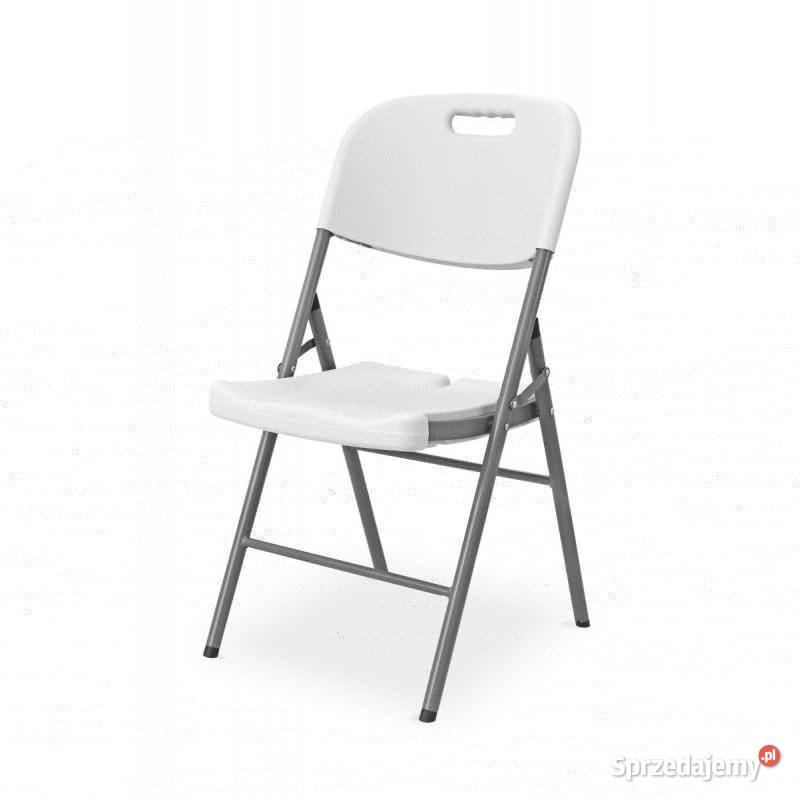 Krzesło krzesła składane cateringowe POLY 11 białe