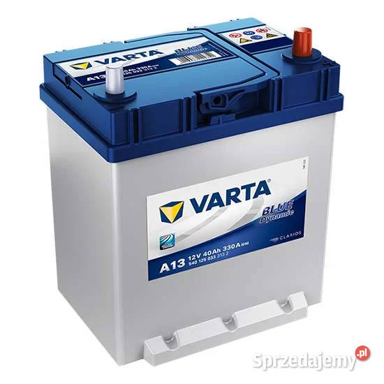 Akumulator VARTA Blue Dynamic A13 40Ah 330A EN P Tczew