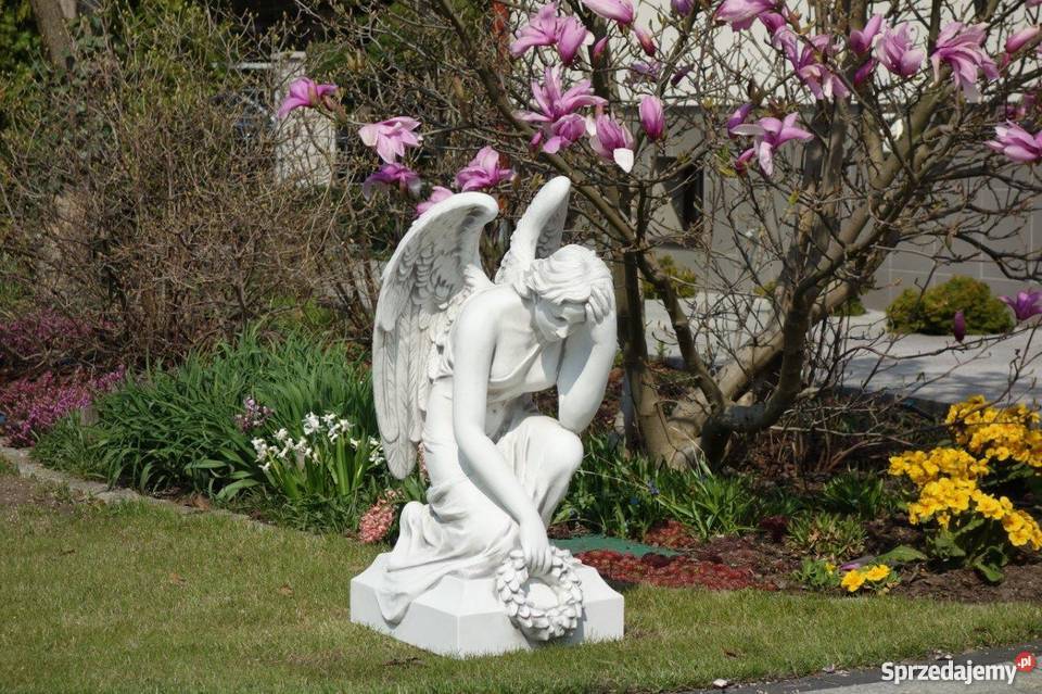 PIĘKNA DUŻA FIGURA DEKORACYJNA ANIOŁ S101225 Nowa Sól sprzedam