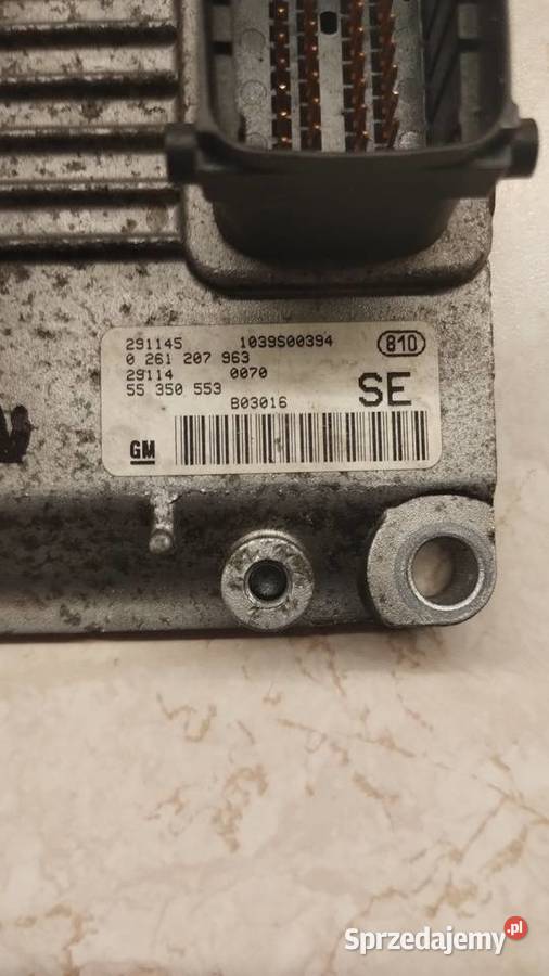 Sterownik komputer silnika opel 12 SE 0 261 207 nieuszkodzony Bałtów