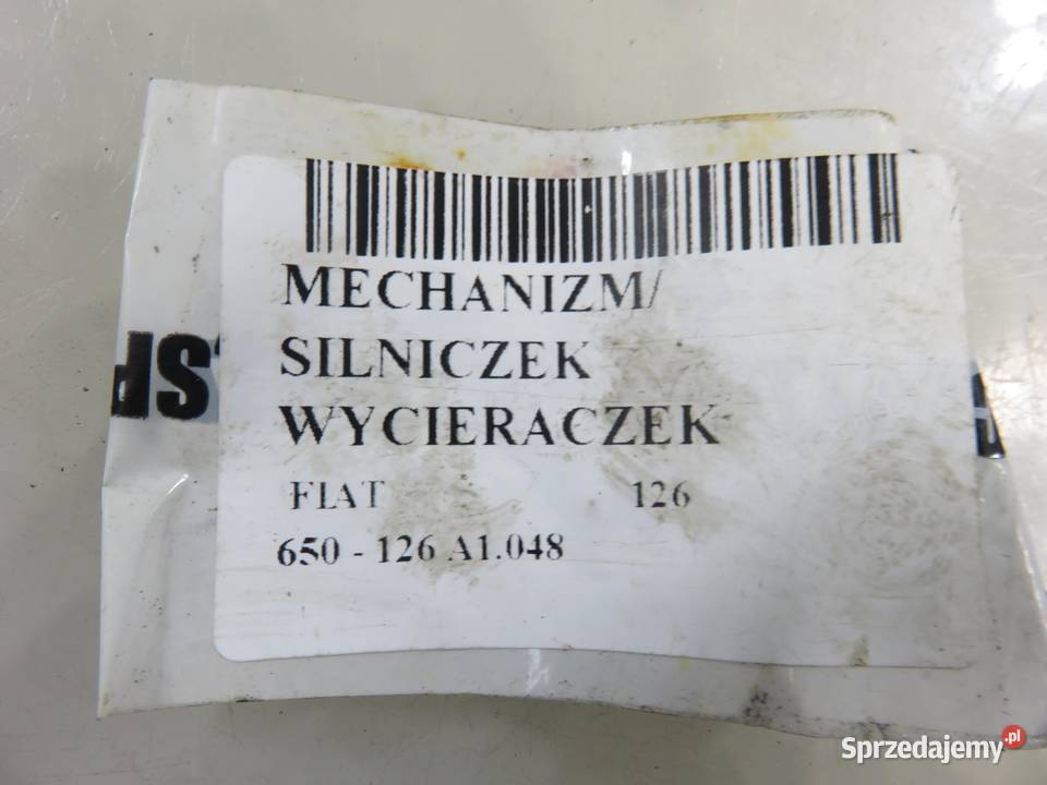 MECHANIZM WYCIERACZEK FIAT 126 Wycieraczki i spryskiwacze