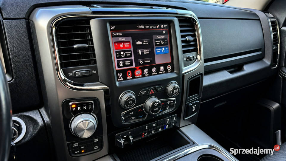 Dodge RAM 57HEMI Ram Box Kam cofania Wentyle wielofunkcyjna kierownica Gdynia