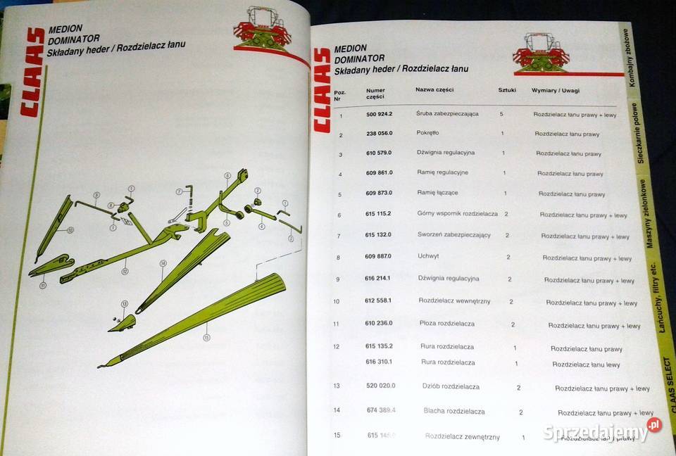 CLAAS Części zamienne Orginal Chełm