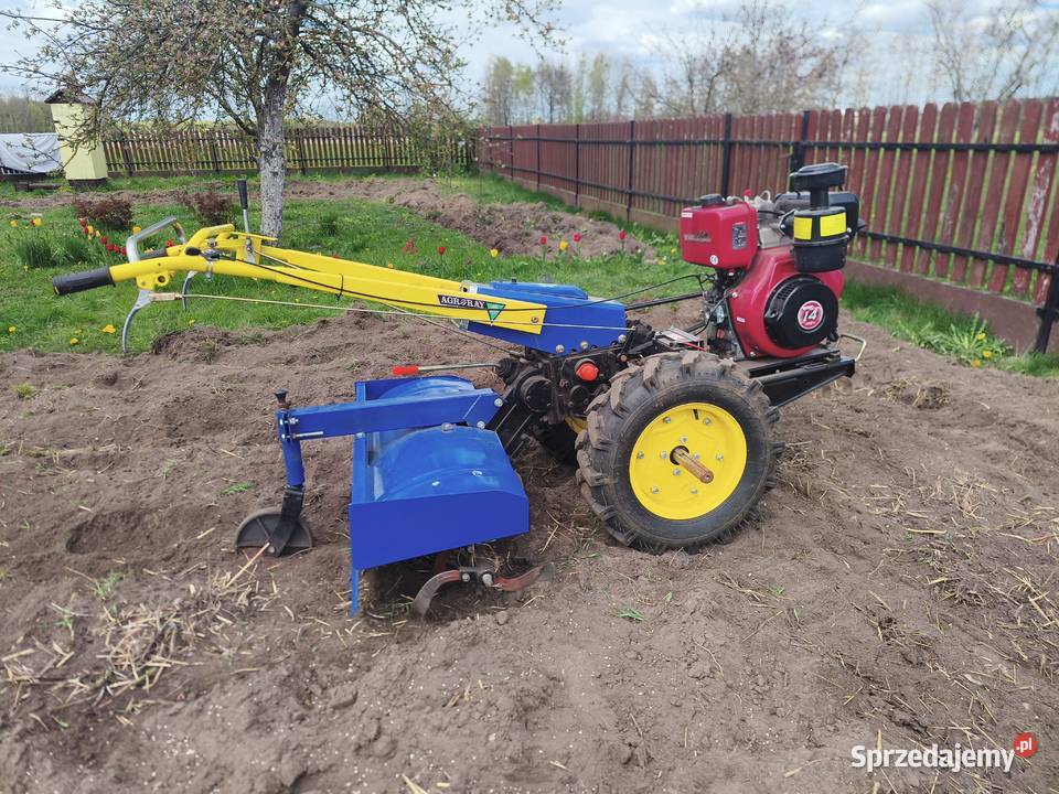 Ciągnik jednoosiowy 14 DIESEL glebogryzarka pług Dom i Ogród kujawsko-pomorskie Rypin
