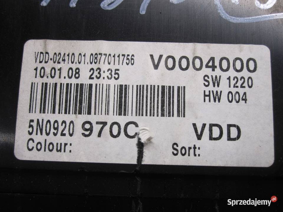 VOLKSWAGEN TIGUAN 5N 08r licznik zegary Kielce