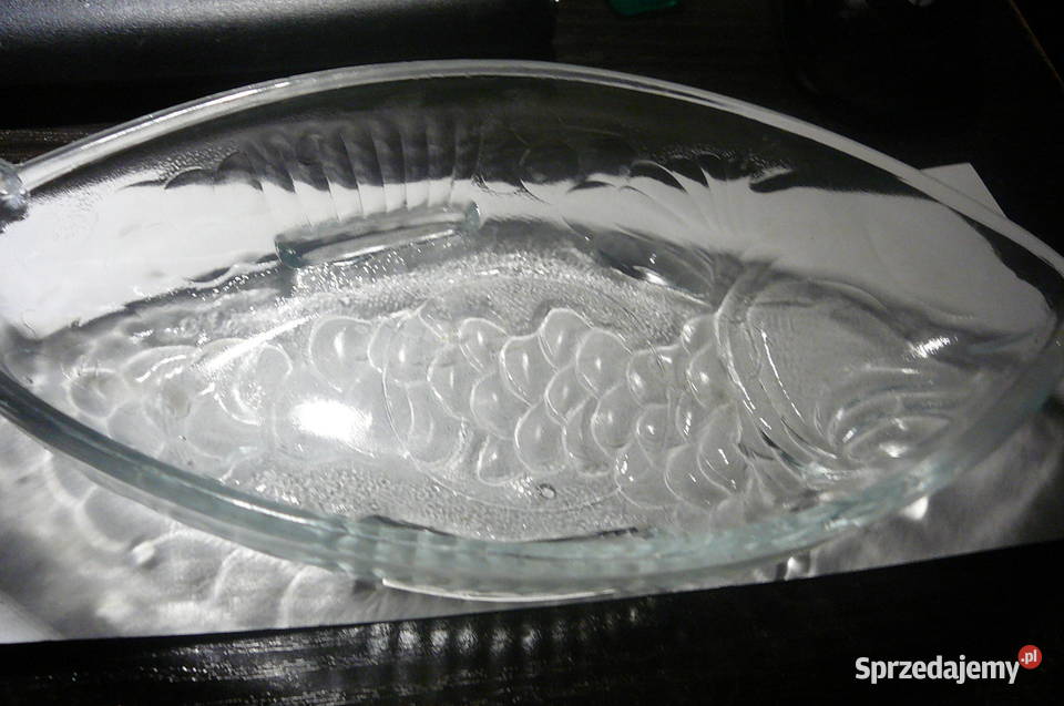 Szkło stare miseczki ryba Wyposażenie wnętrz Wrocław