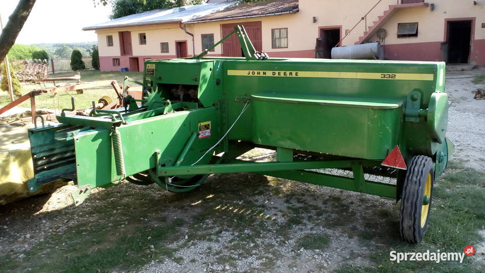 Prasa kostkująca John Deere 332 nieuszkodzony Stary Solec