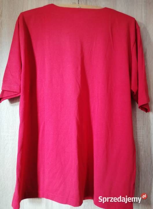 Bluzka czerwona z krótkim rękawem Mode rozmiar M czerwony łódzkie Łódź sprzedam