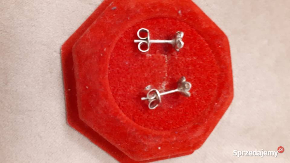 kolczyki srebrne kwiatuszki Kolczyki Radom sprzedam