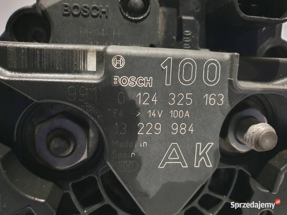 ALTERNATOR Opel Astra III H 16 16V 100A bosch Chełm