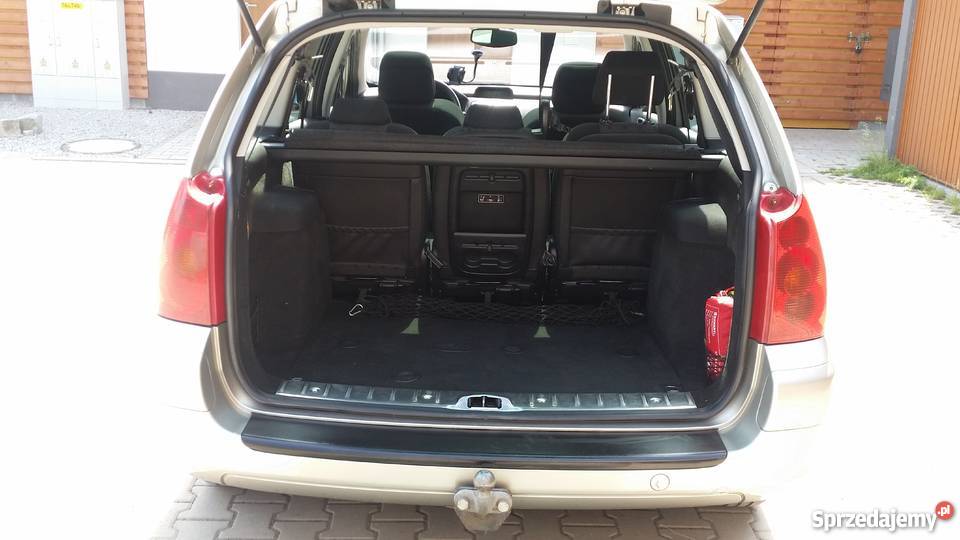 Peugeot 307 SW 16 HDI 90 dach panoramiczny srebrny 307 SW Wrocław sprzedam