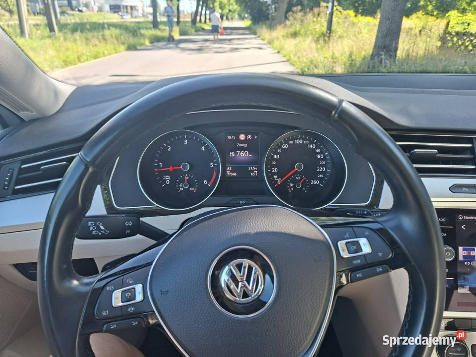Volkswagen Passat 20 dsg salon polska VAt23 B8 biały Łódź