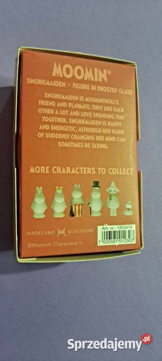 Muminki Panna Migotka szklana figurka Kraków